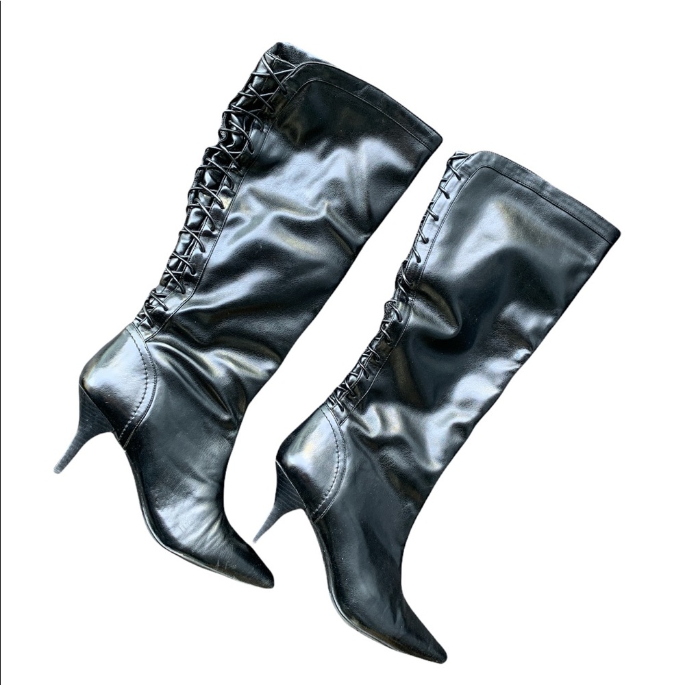 BCBG Tall Boots | Black Leather | size 7M